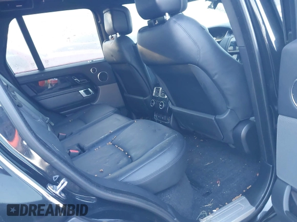 2019 Land Rover Range Rover with VIN SALGS2RE9KA528385, listed as a IAAI auction lot 41018765 with 62,773 mi miles and . Bid and sale history available at DreamBid. Image 8.