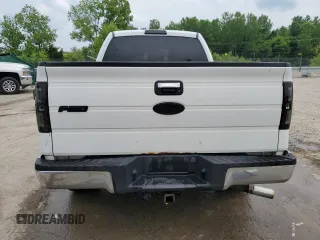2012 Ford F-150 XL with VIN 1FTFW1ET3CFA97536, listed as a Copart auction lot 60842665 with 136,127 mi miles and Salvage title. Bid and sale history available at DreamBid. Image 6.