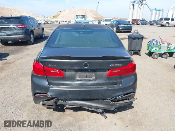 2018 BMW 5 Series M550i xDrive with VIN WBAJB9C55JB286747, listed as a IAAI auction lot 42583106 with 141,102 mi miles and . Bid and sale history available at DreamBid. Image 16.