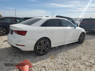 2017 Audi A3 Premium Plus with VIN WAUGUGFF7H1046600, listed as a Copart auction lot 49002005 with 74,914 mi miles and Salvage Title. Bid and sale history available at DreamBid. Image 3.