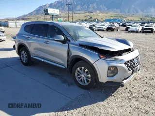 2020 Hyundai Santa Fe SE with VIN 5NMS2CAD1LH199165, listed as a Copart auction lot 54455865 with 27,688 mi miles and Salvage title. Bid and sale history available at DreamBid. Image 4.