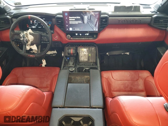 2024 Toyota Tundra TRD Pro Hybrid with VIN 5TFPC5DB7RX041471, listed as a Copart auction lot 48165595 with 23,317 mi miles and Clean title. Bid and sale history available at DreamBid. Image 8.