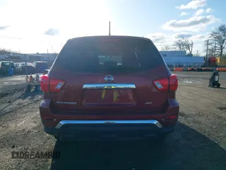 2017 Nissan Pathfinder SL with VIN 5N1DR2MM1HC695630, listed as a IAAI auction lot 41853343 with 91,791 mi miles. Bid and sale history available at carsss.com. Image 16.