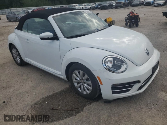 2018 Volkswagen Beetle S with VIN 3VW5DAATXJM514636, listed as a Copart auction lot 56629085 with 84,983 mi miles and Salvage title. Bid and sale history available at DreamBid. Image 4.