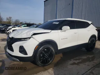 2022 Chevrolet Blazer LT with VIN 3GNKBCR46NS123951, listed as a Copart auction lot 53360885 with 44,644 mi miles and Salvage title. Bid and sale history available at DreamBid. Image 1.