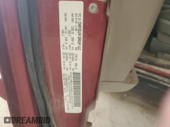 2010 Chrysler Town & Country LX with VIN 2A4RR4DE6AR198174, listed as a Copart auction lot 50757005 with 211,130 mi miles and Salvage Title. Bid and sale history available at DreamBid. Image 13.