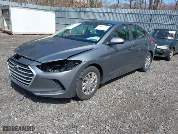 2017 Hyundai Elantra SE with VIN KMHD74LF3HU117124, listed as a IAAI auction lot 41893076 with 150,064 mi miles. Bid and sale history available at carsss.com. Image 17.