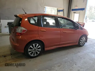 2012 Honda Fit Sport with VIN JHMGE8H5XCC012916, listed as a Copart auction lot 53788355 with 0 mi miles and Salvage Title. Bid and sale history available at carsss.com. Image 3.