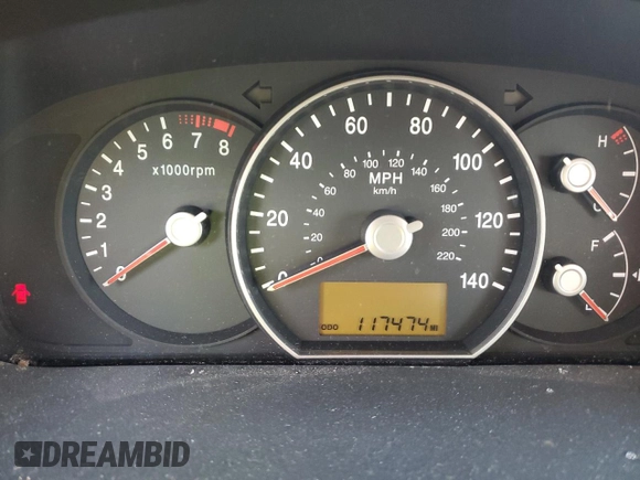 2008 Kia Rondo LX with VIN KNAFG526787195728, listed as a Copart auction lot 78277064 with 117,474 mi miles and Salvage Title. Bid and sale history available at carsss.com. Image 9.