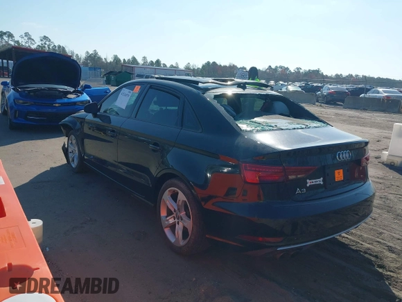 2017 Audi A3 Premium z VIN WAUAUGFF6H1041068, wystawiony jako IAAI lot #41534579 z przebiegiem 115 161 mil mil oraz . Historia ofert i sprzedaży dostępna na DreamBid. Obrazek 3.