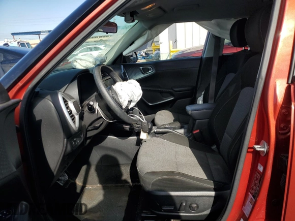 2021 Kia Soul LX with VIN KNDJ23AU4M7793074, listed as a Copart auction lot 48712275 with 64,483 mi miles and Salvage Title. Bid and sale history available at carsss.com. Image 7.
