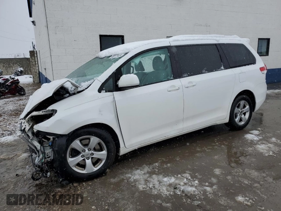 2013 Toyota Sienna LE AAS with VIN 5TDKK3DC0DS374779, listed as a Copart auction lot 46300485 with Not Provided miles and Salvage Title. Bid and sale history available at DreamBid. Image 1.