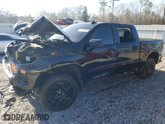 2024 Chevrolet Silverado 1500 Custom Trail Boss with VIN 3GCUDCED8RG411528, listed as a Copart auction lot 45971965 with 16,829 mi miles and Salvage Title. Bid and sale history available at carsss.com. Image 1.