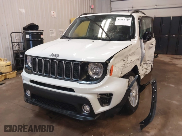 2020 Jeep Renegade Latitude with VIN ZACNJABB4LPL26676, listed as a IAAI auction lot 41662429 with 94,898 mi miles and . Bid and sale history available at DreamBid. Image 17.