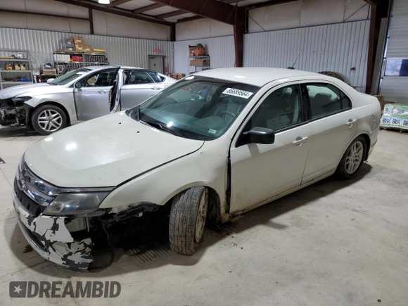 2010 Ford Fusion S with VIN 3FAHP0GA6AR235944, listed as a Copart auction lot 86689564 with 0 mi miles and Salvage Title. Bid and sale history available at carsss.com. Image 1.