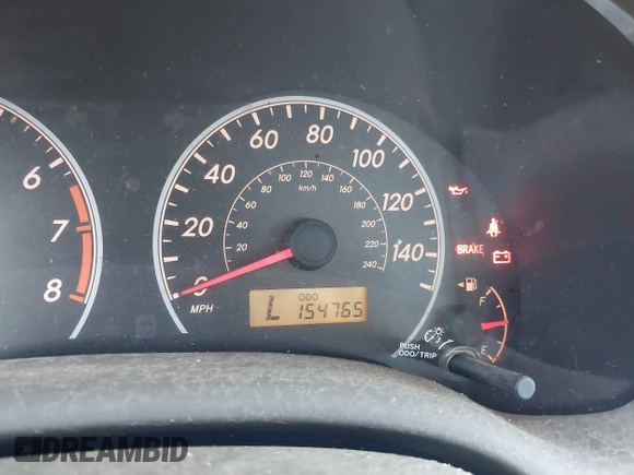 2009 Toyota Corolla with VIN 2T1BU40E19C102300, listed as a IAAI auction lot 41881241 with 154,765 mi miles. Bid and sale history available at carsss.com. Image 16.