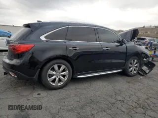 2015 Acura MDX Advance/Entertainment Pkg with VIN 5FRYD3H85FB013466, listed as a Copart auction lot 44435485 with 110,444 mi miles and Salvage Title. Bid and sale history available at carsss.com. Image 3.