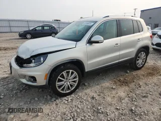 2014 Volkswagen Tiguan SEL with VIN WVGBV3AX9EW618330, listed as a Copart auction lot 58766635 with 75,701 mi miles and Clean title. Bid and sale history available at DreamBid. Image 1.