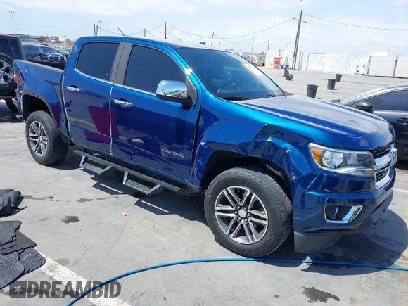 2019 Chevrolet Colorado 2WD LT with VIN 1GCGSCEN2K1163423, listed as a IAAI auction lot 42131553 with 37,757 mi miles and . Bid and sale history available at DreamBid. Image 1.