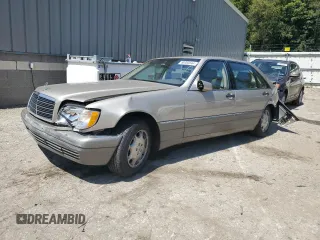 1996 Mercedes-Benz S 320 z VIN WDBGA33EXTA319438, wystawiony jako Copart lot #68985544 z przebiegiem Nie podano mil oraz Szkody całkowita. Historia ofert i sprzedaży dostępna na DreamBid. Obrazek 1.