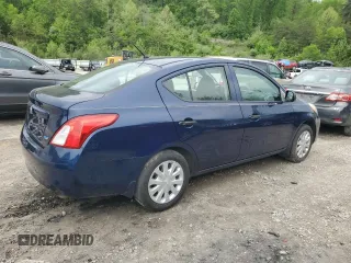 2014 Nissan Versa SV with VIN 3N1CN7AP2EL865682, listed as a Copart auction lot 55087765 with 208,703 mi miles and Salvage Title. Bid and sale history available at DreamBid. Image 3.