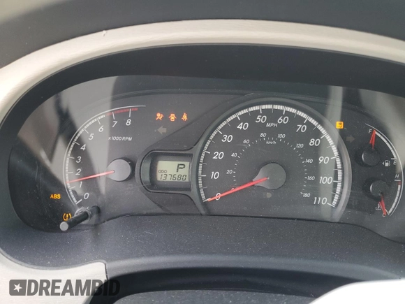 2012 Toyota Sienna with VIN 5TDZK3DC6CS244891, listed as a Copart auction lot 54442055 with 137,680 mi miles and Salvage title. Bid and sale history available at DreamBid. Image 9.