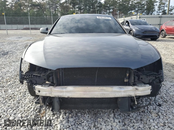 2016 Audi S5 Premium Plus with VIN WAUC4AFR6GA040971, listed as a Copart auction lot 81013414 with 121,417 mi miles and Salvage Title. Bid and sale history available at carsss.com. Image 5.