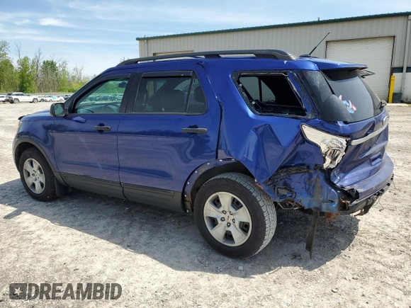 2013 Ford Explorer with VIN 1FM5K8B8XDGB92358, listed as a Copart auction lot 58974855 with 108,989 mi miles and Salvage title. Bid and sale history available at DreamBid. Image 2.