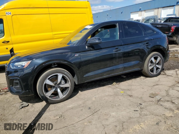 2022 Audi Q5 Sportback S line Premium Plus with VIN WA15AAFY0N2007820, listed as a Copart auction lot 51430355 with 29,057 mi miles and Clean title. Bid and sale history available at DreamBid. Image 1.