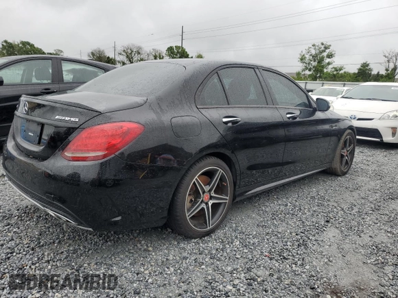 2016 Mercedes-Benz C 450 AMG with VIN 55SWF6EBXGU141562, listed as a Copart auction lot 52255705 with Not Provided miles and Clean Title. Bid and sale history available at carsss.com. Image 3.