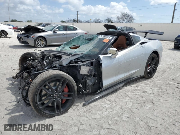2015 Chevrolet Corvette Z51 3LT с VIN 1G1YM2D77F5100286, выставлен на аукционе Copart как лот 54350585 с пробегом Не указан миль и На запчасти • Non repairable. История ставок и продаж доступна на DreamBid. Изображение 1.