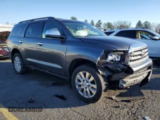 2012 Toyota Sequoia Platinum with VIN 5TDDY5G14CS061407, listed as a Copart auction lot 84466064 with 123,463 mi miles and Salvage Title. Bid and sale history available at carsss.com. Image 4.