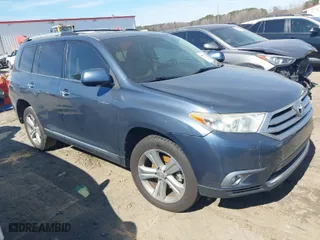 2012 Toyota Highlander Limited with VIN 5TDYK3EH0CS080754, listed as a IAAI auction lot 41657486 with 185,119 mi miles. Bid and sale history available at carsss.com. Image 1.
