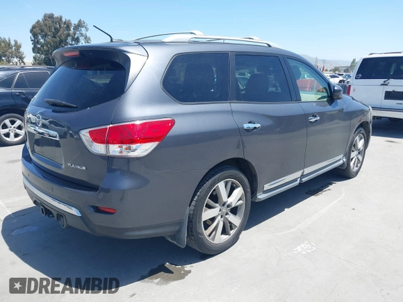 2013 Nissan Pathfinder SL with VIN 5N1AR2MN3DC604721, listed as a IAAI auction lot 42204383 with 149,536 mi miles and . Bid and sale history available at DreamBid. Image 4.