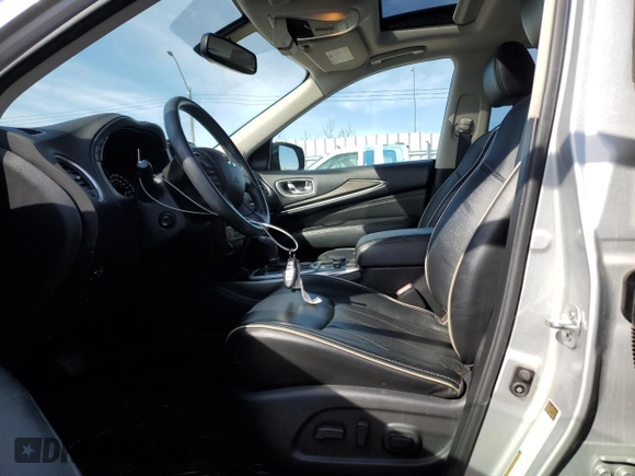 2017 Infiniti QX60 with VIN 5N1DL0MM9HC526137, listed as a Copart auction lot 51822775 with 108,899 mi miles and Salvage Title. Bid and sale history available at DreamBid. Image 7.