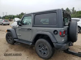 2021 Jeep Wrangler Willys with VIN 1C4GJXAG7MW539041, listed as a Copart auction lot 60457725 with 23,612 mi miles and Salvage title. Bid and sale history available at DreamBid. Image 2.