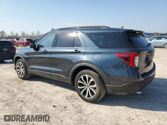 2022 Ford Explorer ST-Line with VIN 1FMSK8KH9NGB05344, listed as a Copart auction lot 45319245 with 25,775 mi miles and Salvage Title. Bid and sale history available at carsss.com. Image 2.