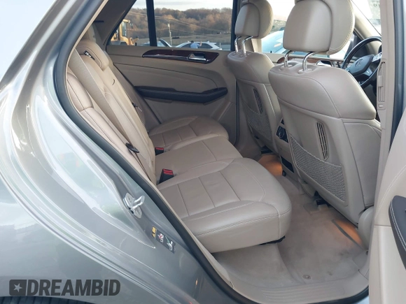 2015 Mercedes-Benz M 400 with VIN 4JGDA5GB3FA578028, listed as a IAAI auction lot 41114419 with 64,250 mi miles and . Bid and sale history available at DreamBid. Image 8.