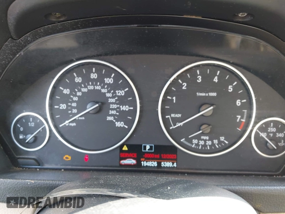2014 BMW 3 Series 328i xDrive with VIN WBA3B5C53EP543978, listed as a IAAI auction lot 42538498 with 194,826 mi miles and . Bid and sale history available at DreamBid. Image 7.