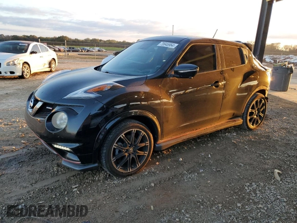 2015 Nissan Juke S with VIN JN8AF5MV0FT564636, listed as a Copart auction lot 79946964 with 112,361 mi miles and Salvage Title. Bid and sale history available at DreamBid. Image 1.