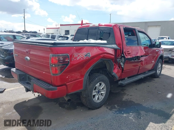 2012 Ford F-150 XL with VIN 1FTFW1ET9CFB89413, listed as a IAAI auction lot 41925398 with 313,790 mi miles and . Bid and sale history available at DreamBid. Image 4.