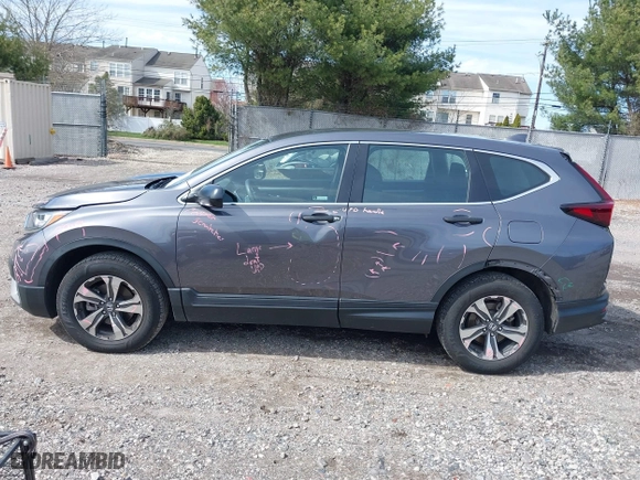 2021 Honda CR-V LX with VIN 2HKRW2H29MH632687, listed as a IAAI auction lot 41876112 with 105,301 mi miles. Bid and sale history available at carsss.com. Image 14.
