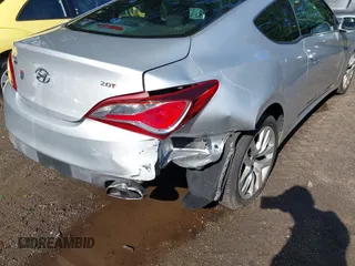 2014 Hyundai Genesis Coupe 2.0T with VIN KMHHT6KD1EU118163, listed as a IAAI auction lot 42311259 with 108,943 mi miles and . Bid and sale history available at DreamBid. Image 6.