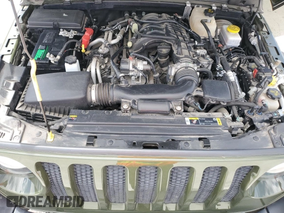 2022 Jeep Wrangler Unlimited Sport S with VIN 1C4HJXDGXNW180320, listed as a Copart auction lot 53289025 with 25,816 mi miles and Salvage Title. Bid and sale history available at carsss.com. Image 11.