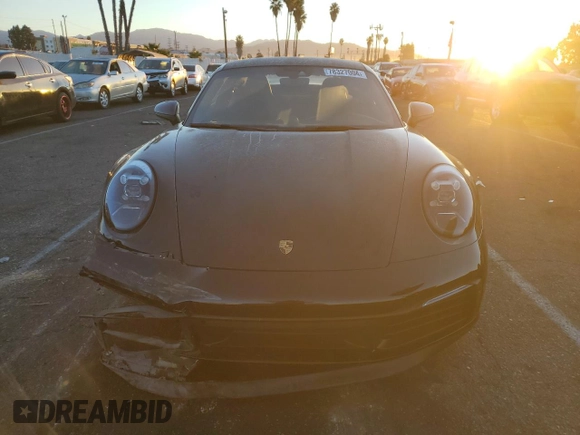 2024 Porsche 911 Carrera with VIN WP0AA2A92RS209445, listed as a Copart auction lot 78327004 with 3,032 mi miles and Salvage Title. Bid and sale history available at carsss.com. Image 5.