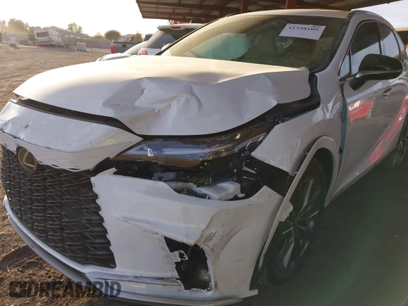2025 Lexus RX 350 with VIN 2T2BAMCA7SC093752, listed as a IAAI auction lot 41558105 with 470 mi miles and . Bid and sale history available at DreamBid. Image 6.