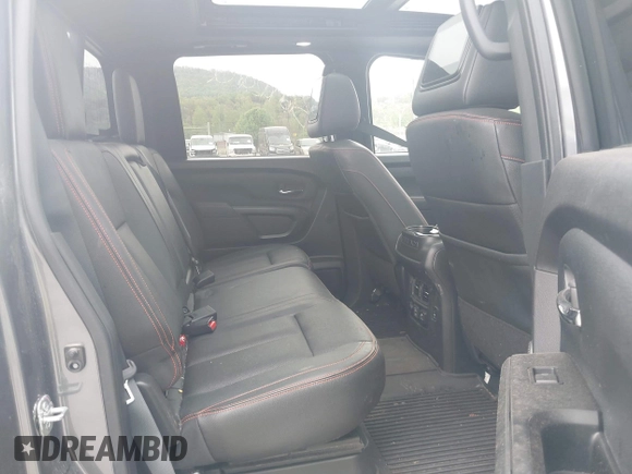 2023 Nissan Titan SV with VIN 1N6AA1ED7PN106443, listed as a IAAI auction lot 42166641 with 25,814 mi miles and . Bid and sale history available at DreamBid. Image 8.