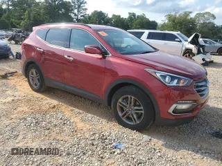 2017 Hyundai Santa Fe 2.4L with VIN 5XYZU3LB6HG415081, listed as a Copart auction lot 57816905 with 96,273 mi miles and Salvage title. Bid and sale history available at DreamBid. Image 4.