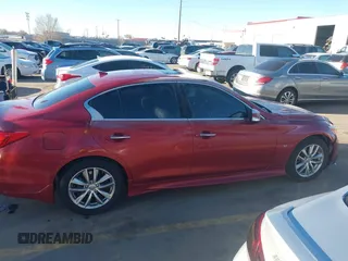 2014 Infiniti Q50 Premium with VIN JN1BV7AR1EM703805, listed as a IAAI auction lot 41657639 with 68,882 mi miles. Bid and sale history available at carsss.com. Image 13.