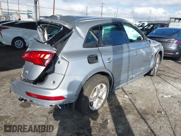 2018 Audi Q5 Premium with VIN WA1ANAFY7J2027138, listed as a IAAI auction lot 41494253 with Not Provided miles and . Bid and sale history available at DreamBid. Image 4.